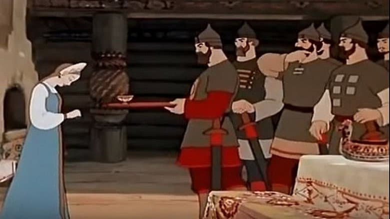 Backdrop from The Tale of the Sleeping Princess and the Seven Knights