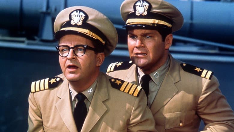 Backdrop from McHale's Navy Joins the Air Force