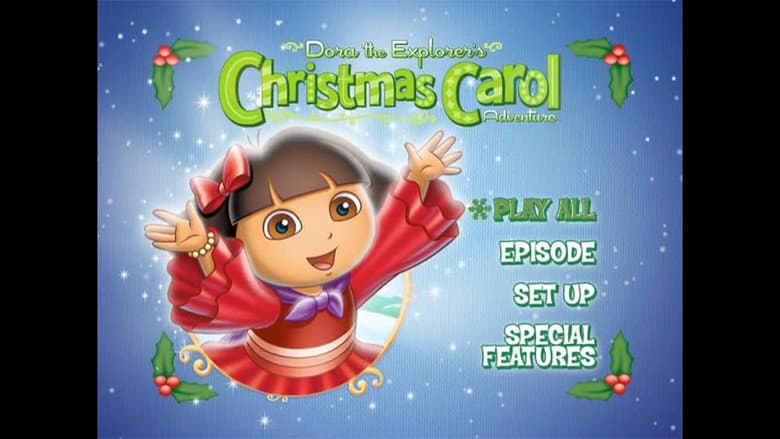 Backdrop from Dora the Explorer: Dora's Christmas Carol Adventure