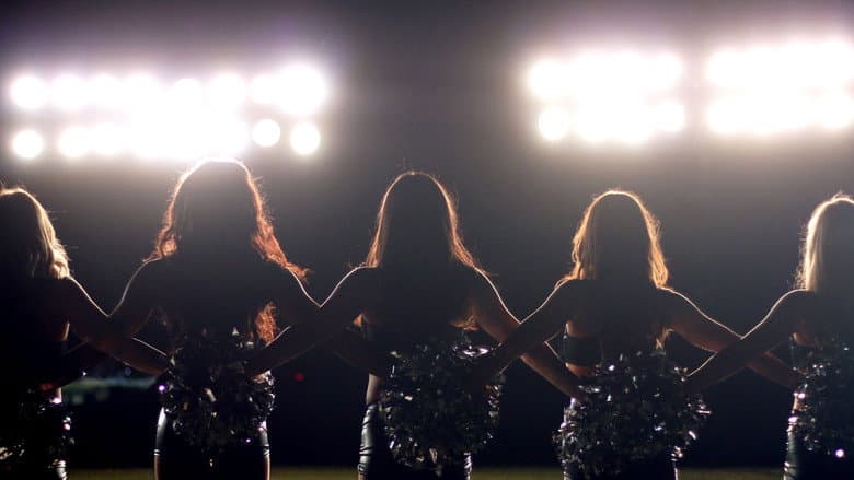 Backdrop from A Woman's Work: The NFL's Cheerleader Problem