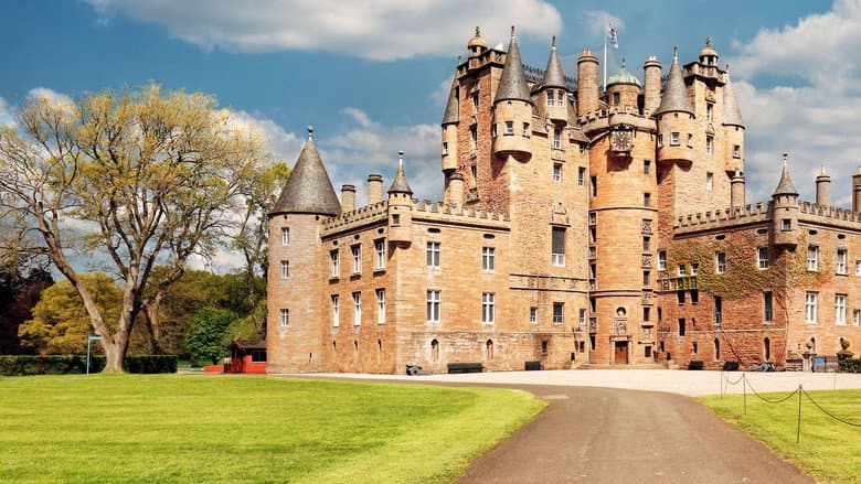 Backdrop from Glamis Castle: A Royal Residence