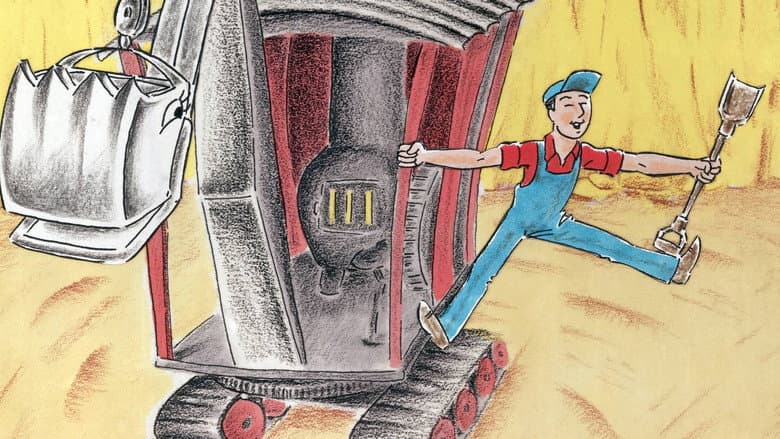 Backdrop from Mike Mulligan and His Steam Shovel