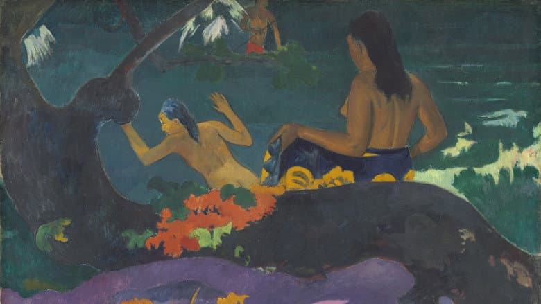 Backdrop from Gauguin in Tahiti. Paradise Lost