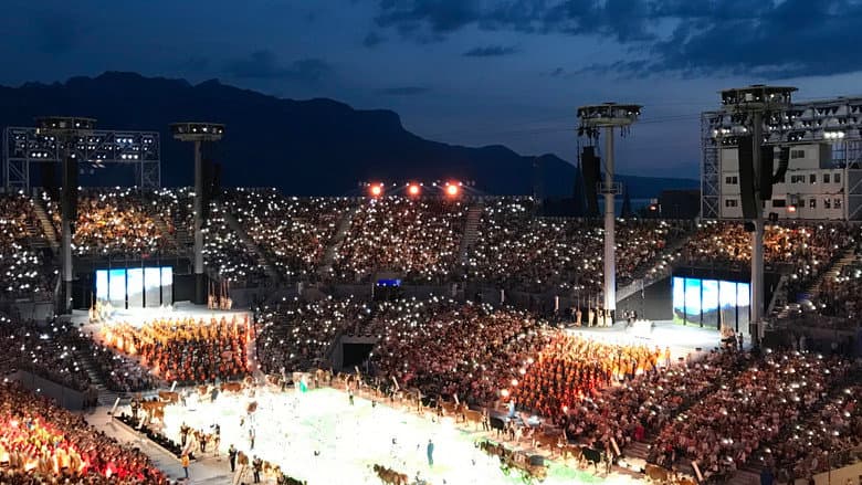 Кадр із фільму «Fête des Vignerons 2019 - Le spectacle»