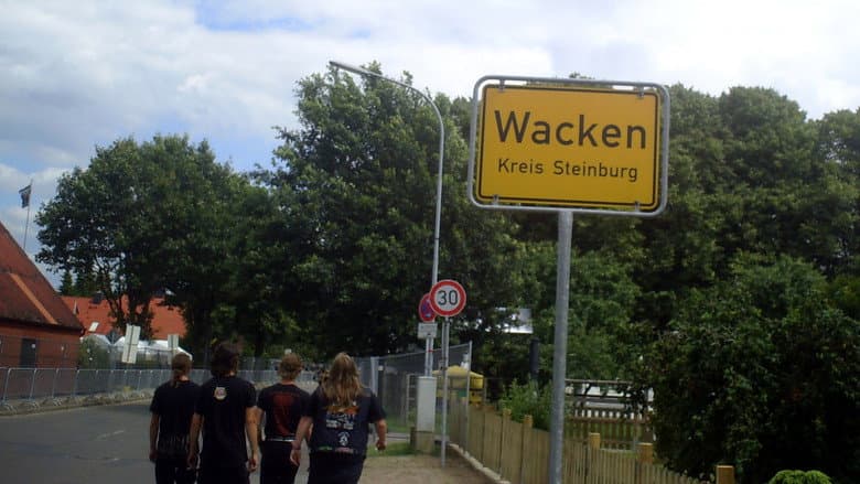 Backdrop from Wacken 2009 - Live at Wacken Open Air