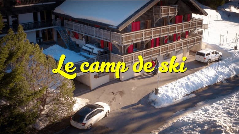 Backdrop from Le camp de ski