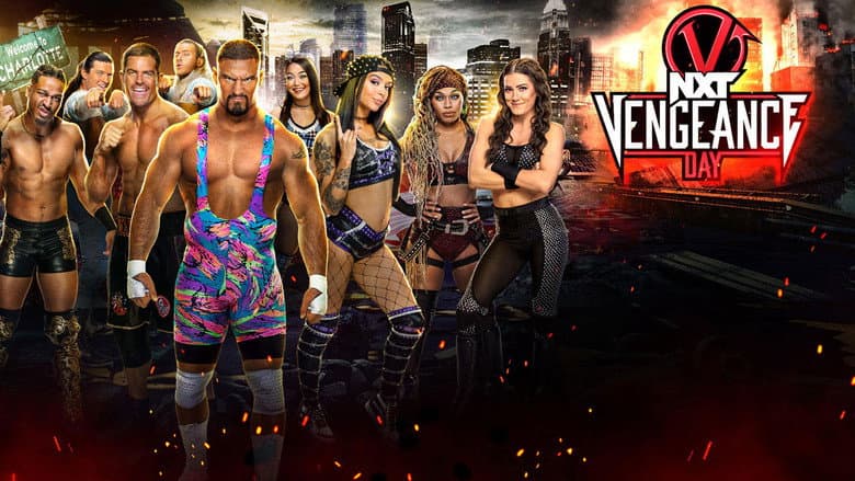 Backdrop from NXT Vengeance Day 2023