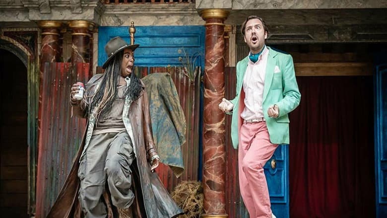 Backdrop from Twelfth Night from Shakespeare's Globe