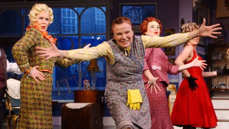 Backdrop from Acorn Antiques: The Musical