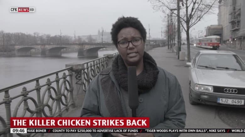 Backdrop from The Chicken