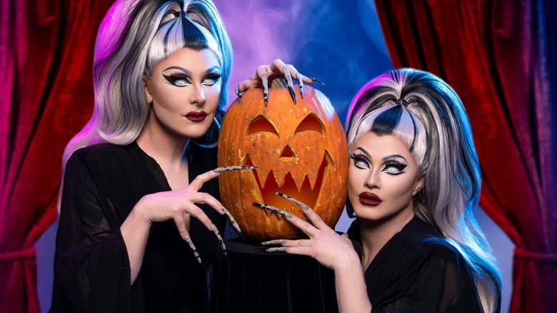 Backdrop from The Boulet Brothers' Halfway to Halloween TV Special