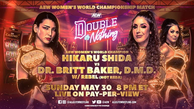 Backdrop from AEW Double or Nothing 2021
