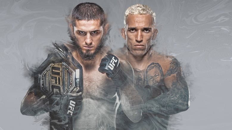 Backdrop from UFC 294: Makhachev vs. Volkanovski 2