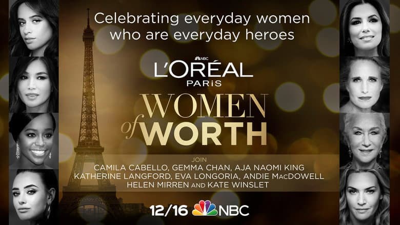 Backdrop from L'Oreal Paris Women of Worth