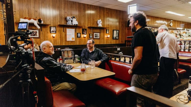 Backdrop from My Dinner with Alan: A Sopranos Session