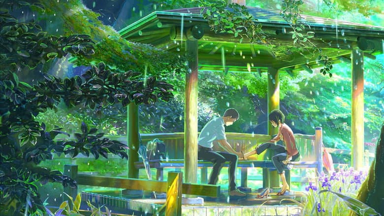 Backdrop from The Garden of Words
