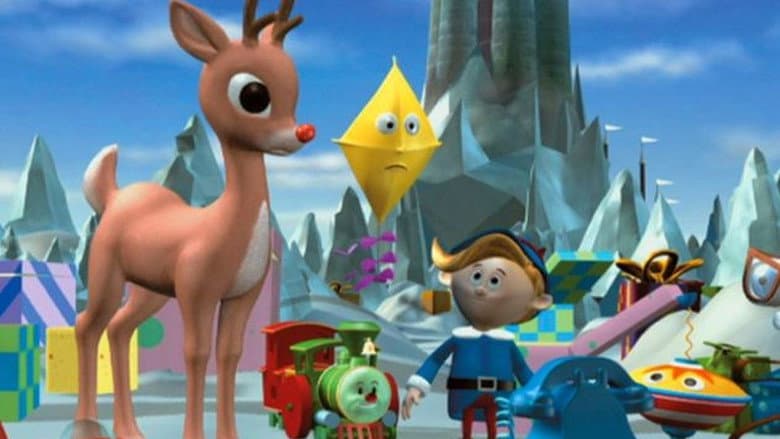 Backdrop from Rudolph the Red-Nosed Reindeer & the Island of Misfit Toys