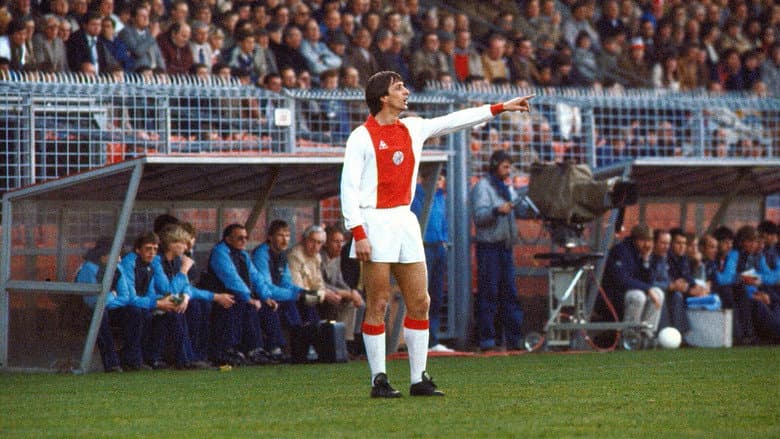 Backdrop from Nummer 14 Johan Cruijff