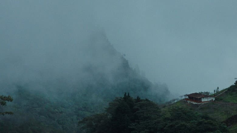 Backdrop from Under the Mountain's Shadow