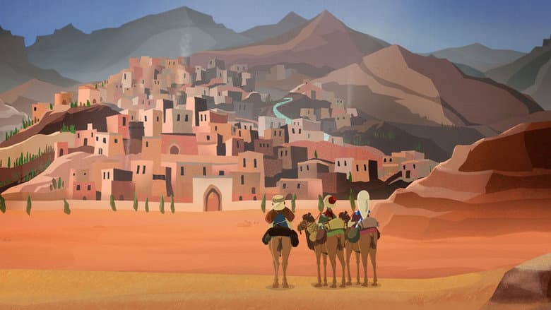 Backdrop from The Adventures of the Young Marco Polo