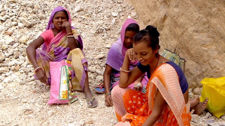 Backdrop from Behind The Glitter: Child Labour In Mica Mining