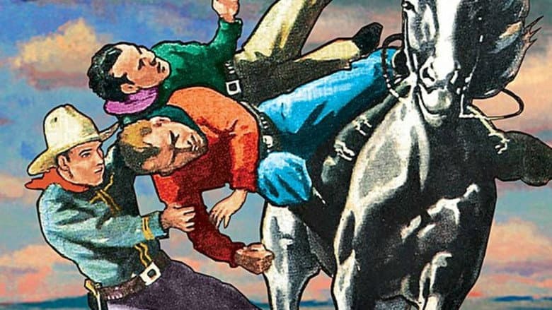 Backdrop from Adventures of the Texas Kid: Border Ambush