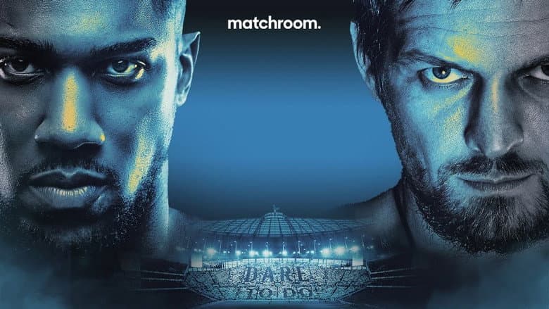Backdrop from Anthony Joshua vs. Oleksandr Usyk