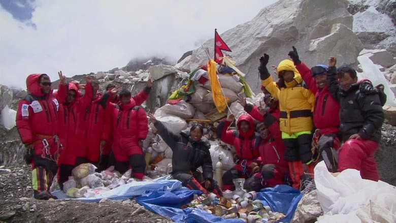 Backdrop from Death Zone: Cleaning Mount Everest