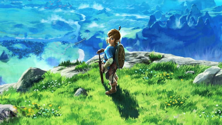 Backdrop from The Making of The Legend of Zelda: Breath of the Wild