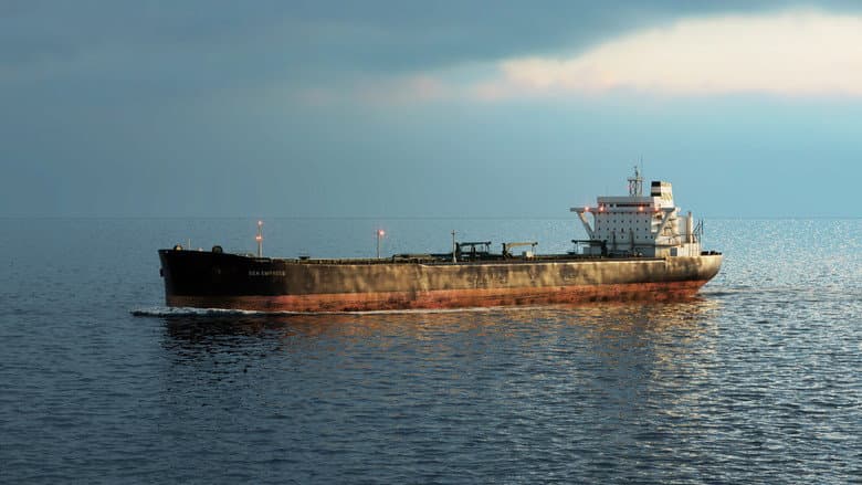 Backdrop from Black Waters: The Sea Empress Disaster