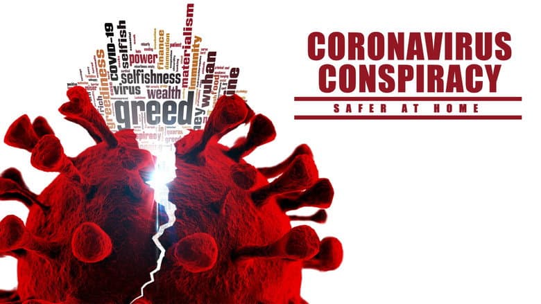 Backdrop from Coronavirus Conspiracy