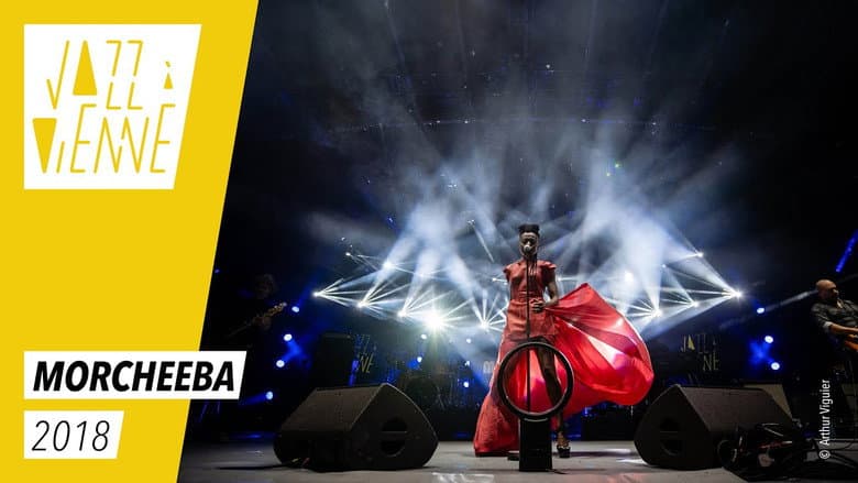 Backdrop from Morcheeba au Festival Jazz à Vienne 2018