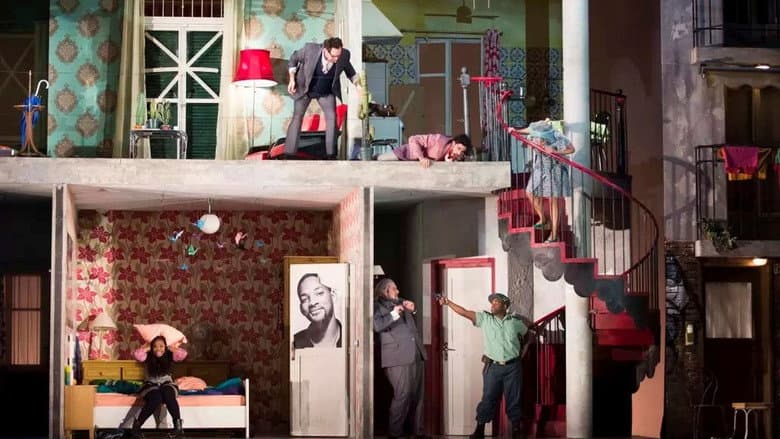 Backdrop from Rossini: Il Barbiere di Siviglia