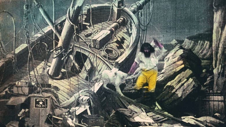 Backdrop from Robinson Crusoe