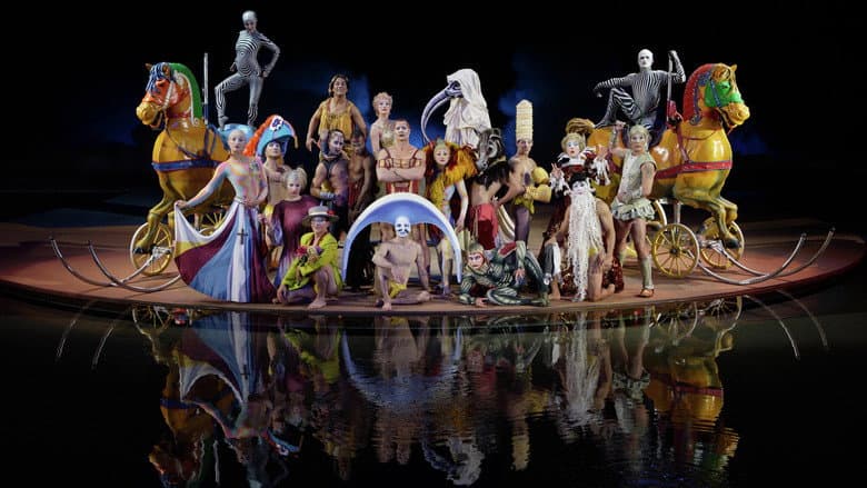 Backdrop from Cirque du Soleil: O