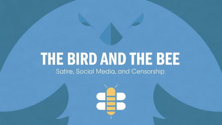 Backdrop from The Bird and the Bee: Satire, Social Media, and Censorship