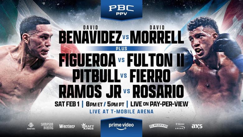 Backdrop from David Benavidez vs. David Morrell Jr.
