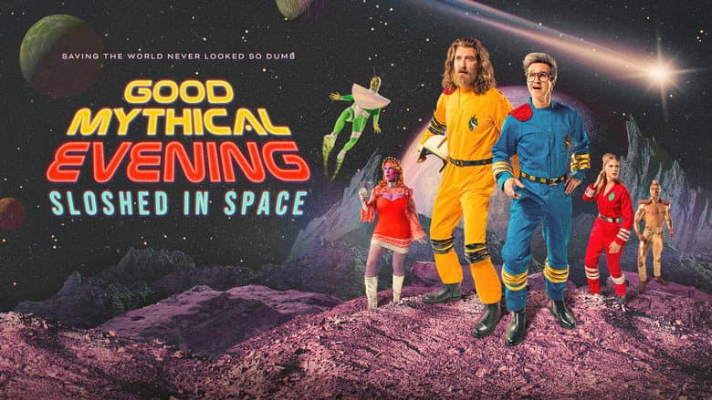 Backdrop from Good Mythical Evening: Sloshed in Space