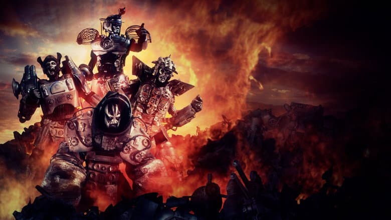 Backdrop from The Killer Robots! Crash and Burn
