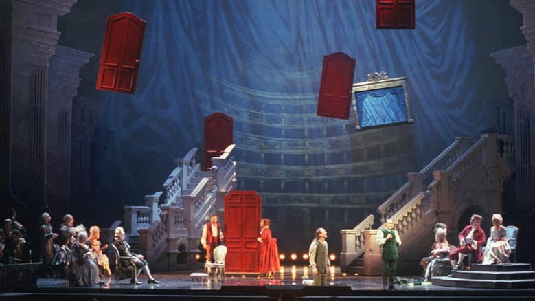 Backdrop from The Ghosts of Versailles
