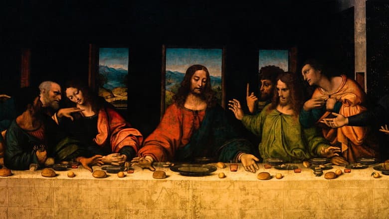 Backdrop from The Search for the Last Supper