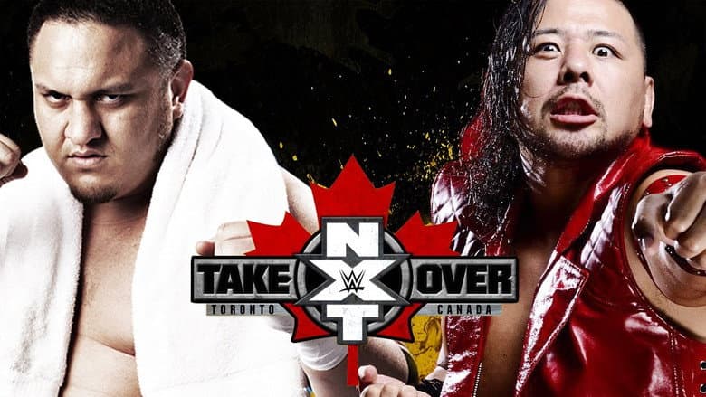 Backdrop from NXT Takeover: Toronto