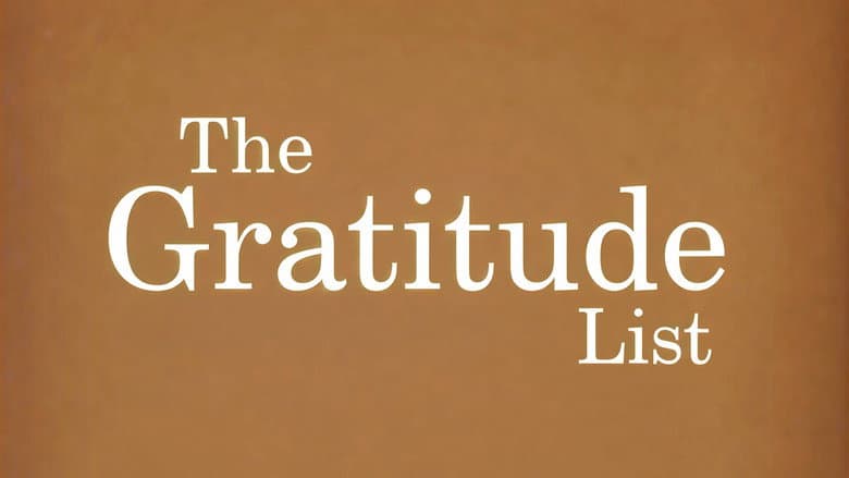 Backdrop from The Gratitude List