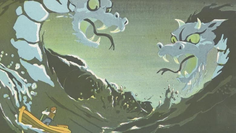 Backdrop from Marco Polo Junior Versus the Red Dragon