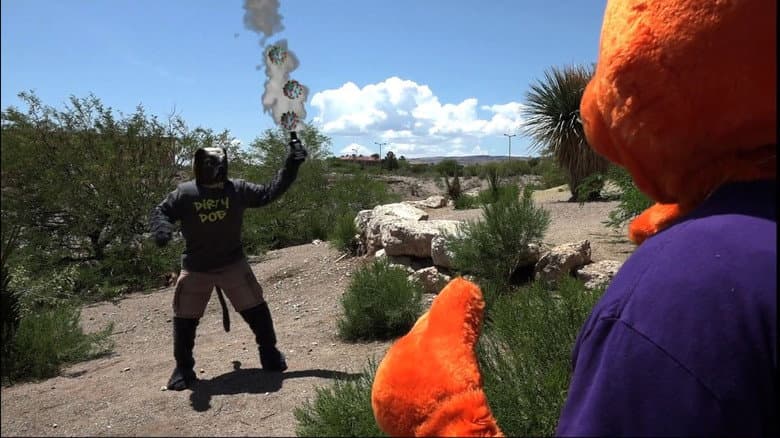 Кадр із фільму «Cool Cat vs Dirty Dog 'The Virus Wars'»