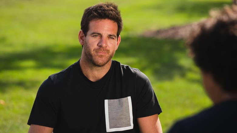 Backdrop from Del Potro, el último match point