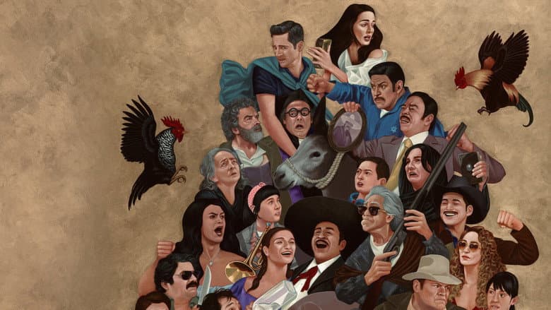 Backdrop from ¡Que viva México!