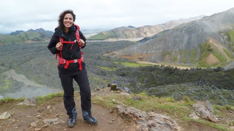 Backdrop from Julia Bradbury's Iceland Walk