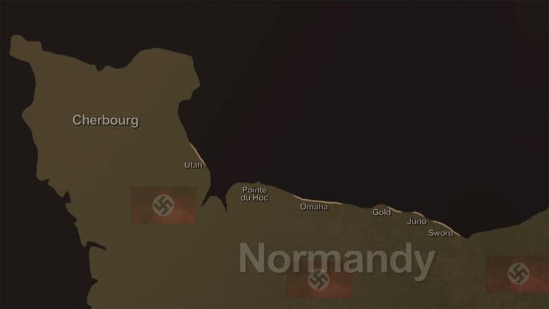 Backdrop from D-Day: Over Normandy