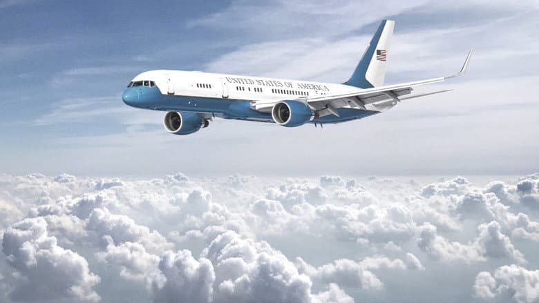 Backdrop from Secret Access: Air Force One